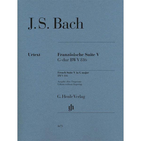 楽譜  バッハ/フランス組曲 第5番 BWV 816/原典版/Scheideler編/運指なし(GY...