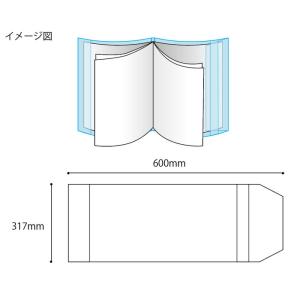 オリジナル透明楽譜カバー（1セット5枚入り）(サイズ：317mm×600mm（菊倍用）／材質：軟質塩化ビニール)