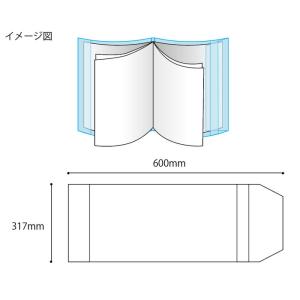 オリジナル透明楽譜カバー（1セット5枚入り）(サイズ：317mm×600mm（菊倍用）／材質：軟質塩...