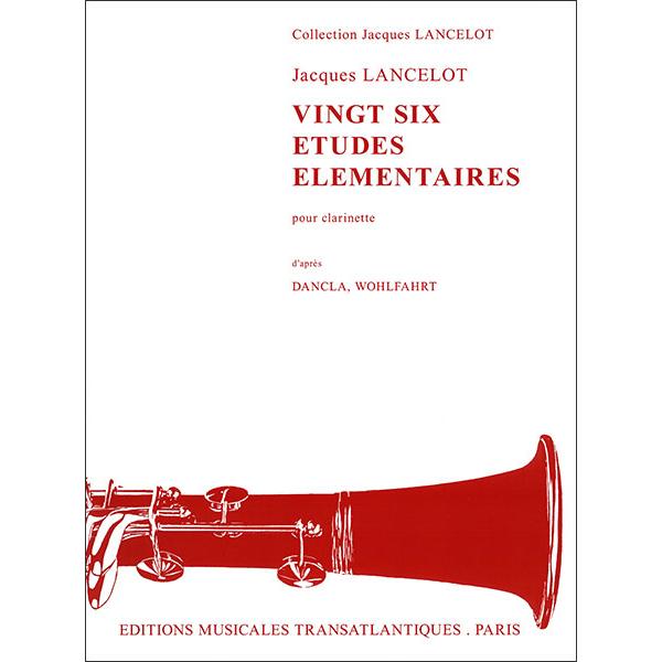 楽譜  ランスロ/26のエチュード 【Clarinet】(【1071849】/ETR001000/ク...