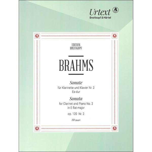 楽譜  ブラームス/クラリネット・ソナタ 第2番 変ホ長調 作品120/2 【Clarinet&amp;Pi...