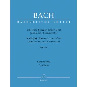 楽譜  J.S. バッハ/われらが神は堅き砦 BWV 80 (カンタータ 第80番) 【ヴォーカルス...