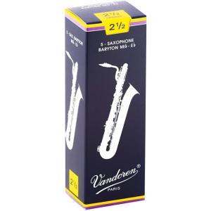 リード バリトンサックス用 トラディショナル 強度:2-1/2 5枚入