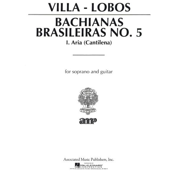楽譜 【取寄時、納期1週間〜10日】輸入 ブラジル風バッハ第５番 アリア Aria (from Ba...