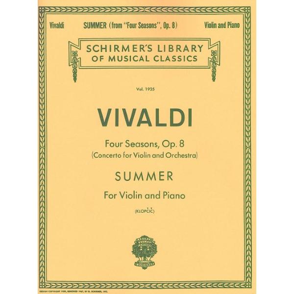 楽譜 【取寄品】【取寄時、納期1週間〜10日】輸入 バイオリンソロ 四季より「夏」 Summer f...