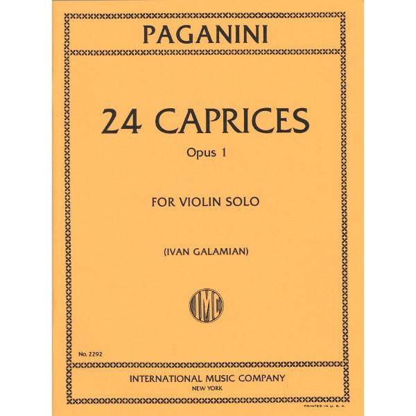 楽譜 【取寄品】【取寄時、納期1週間〜10日】輸入 バイオリンソロ ２４の奇想曲 作品１２４のカプリ...