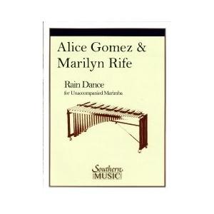 楽譜 【取寄品】【取寄時、納期1週間〜10日】輸入 マリンバソロ レイン・ダンス Rain Dance (Marimba Solo) /Alice Gomez ＆ Marilyn Rife