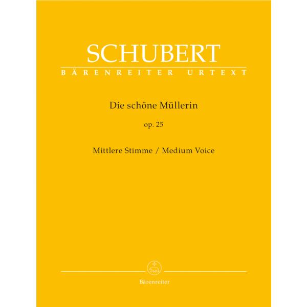 楽譜 【取寄品】GYC00057962　シューベルト　美しき水車屋の娘 D 795 Op.25(中声...