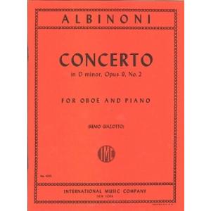 楽譜 【取寄品】GYW00072841 アルビノーニ TOMASO オーボエ 協奏曲ニ短調 OP.9...