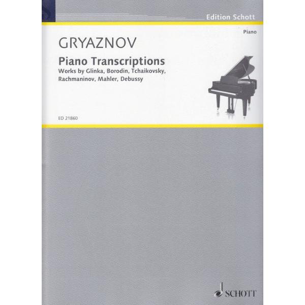 楽譜 【取寄品】輸入　ピアノソロ　ピアノ編曲集　Piano Transcriptions／グリャズノ...