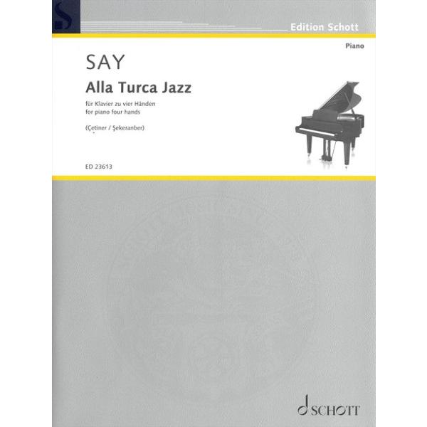 楽譜 【取寄品】輸入　1台連弾　トルコ行進曲'JAZZ' (1台4手)　Alla Turca Jaz...