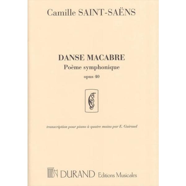 楽譜 【取寄品】輸入　1台連弾　死の舞踏　作品40(1台4手)　Danse Macabre Op.4...