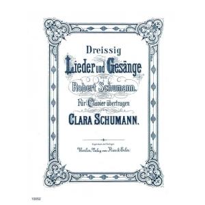 楽譜 【取寄品】輸入　ピアノソロ　クララによるシューマン歌曲のピアノソロ編曲集　30 Lieder und Gesange fur Klavier／クララ・シューマン Schumann Clara【