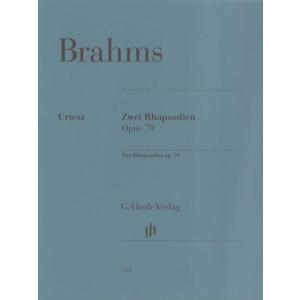 楽譜 （１２５１）ブラームス ２つのラプソディOP.79/原典版/ボイド （原典版／ヘンレ社） JOHANNES BRAHMS Two Rhapsodies op. 79 Katrin Ei【ネコポスは送料無