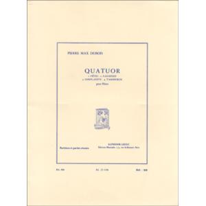 楽譜 【取寄品】ＩＥＦＬ１３８９　輸入　四重奏曲（ピエール=マックス・デュボワ）（フルート四重奏）【...