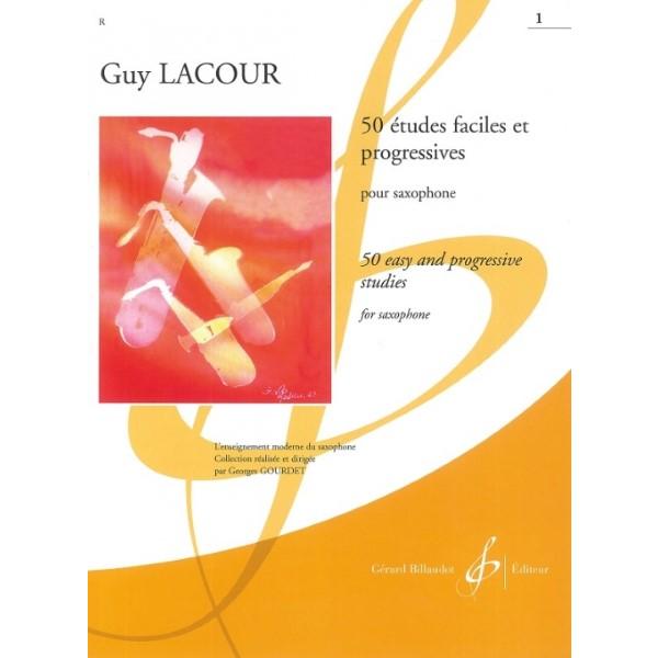 楽譜 【取寄品】ＭＳＯＡＸ８２８　輸入　サクソフォンのための易しく革新的な50の練習曲・第1巻（ギイ...