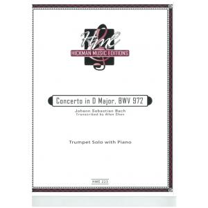楽譜 【取寄品】ＭＳＯＴＰ１９６７　輸入　協奏曲・ニ長調・BWV.972（バッハ）（トランペット+ピ...
