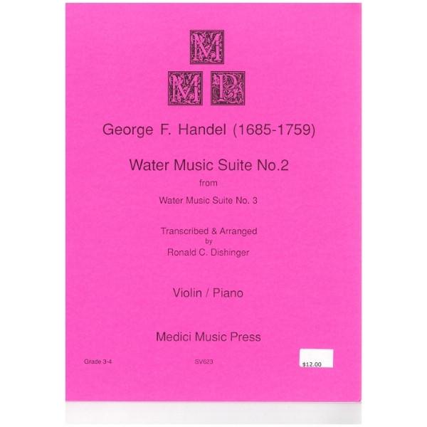 楽譜 【取寄品】ＭＳＯＶＮ１１５４　輸入　組曲「水上の音楽」第2番（ヘンデル）（ヴァイオリン+ピアノ...