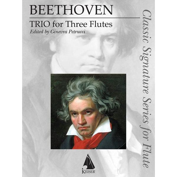 楽譜 【取寄品】ＩＥＦＬ３０１３　輸入　3本のフルートのためのトリオ（ベートーヴェン）（フルート三重...