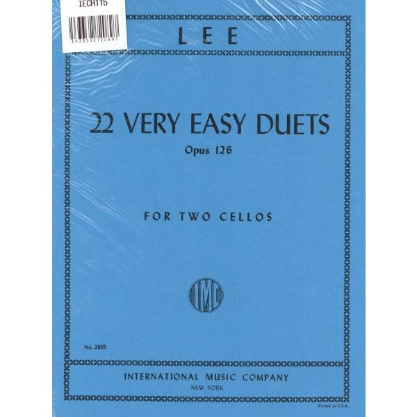 楽譜 【取寄品】ＩＥＣＨ１１５　輸入　22のとてもやさしいデュエット・Op.126 （ゼバスティアン...