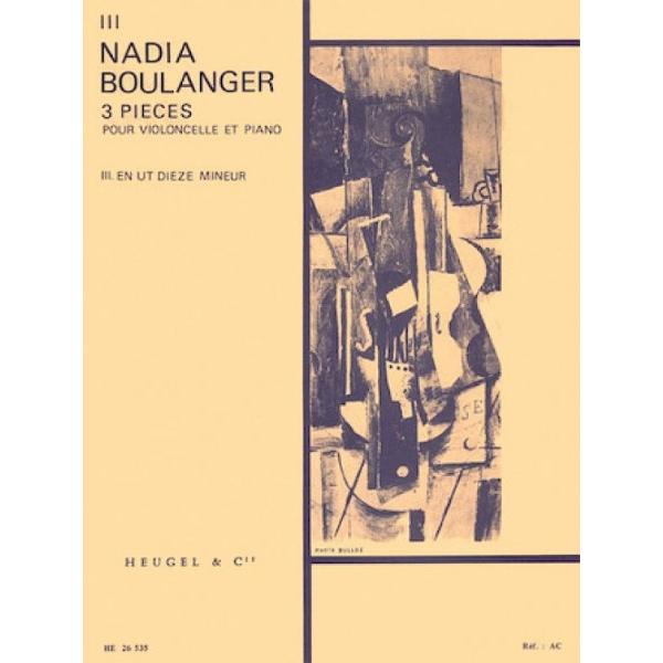 楽譜 【取寄品】ＭＳＯＣＨ１１２７　輸入　3つの小品・No.3・嬰ハ短調（ナディア・ブーランジェ） ...