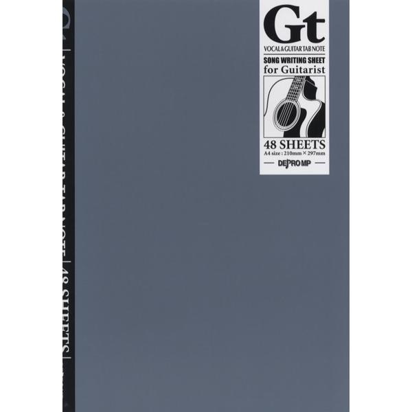 ボーカル＆ギターＴＡＢノート／ボーカル・パート、ギターパート、ＴＡＢ３段譜ノート