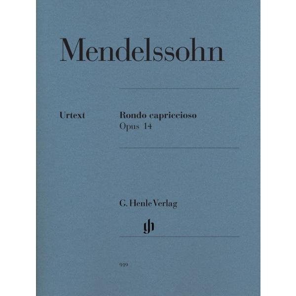 楽譜 【取寄品】ＰＮＣ３４３　輸入　メンデルスゾーン／ロンド・カプリッチョ　ｏｐ．１４　（原典版／ヘ...