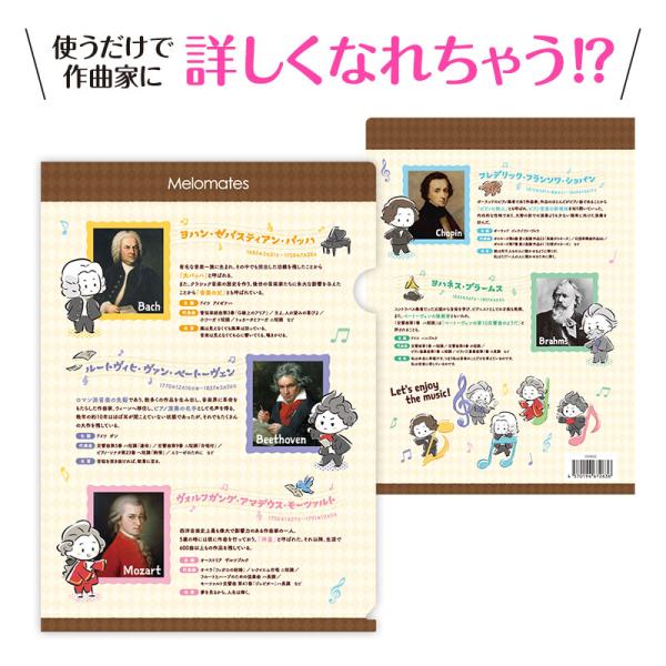 【取寄品】【取寄時、納期1週間〜10日】メロメイツ　A4クリアファイル（バイオグラフィー）