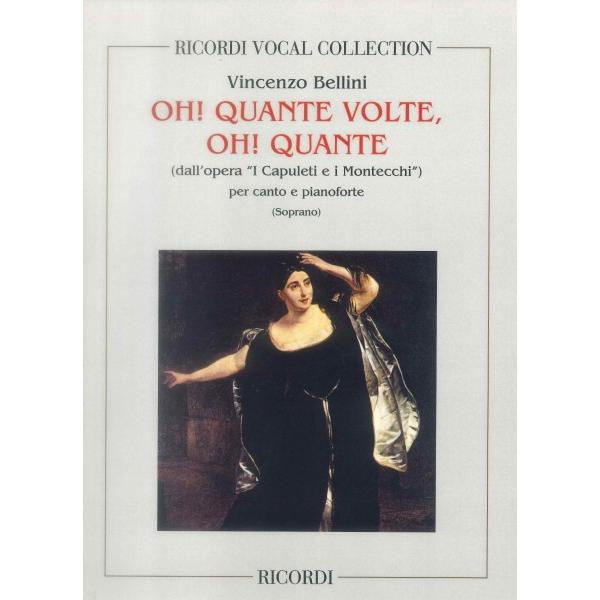 楽譜 【取寄品】ＶＯＣ１５６７　輸入　ベッリーニ／歌劇「カプレーティ家とモンテッキ家」より「ああ、幾...