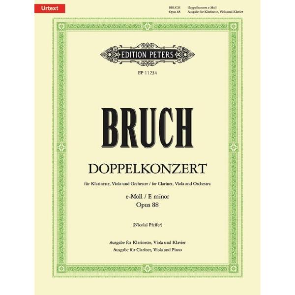楽譜 【取寄品】ＷＬ１２２７　輸入　ブルッフ／クラリネットとヴィオラのための二重協奏曲　ホ短調　作品...