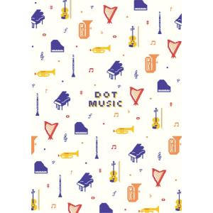 【取寄品】【取寄時、納期1週間〜10日】Ａ５罫線ノート　ドットミュージック