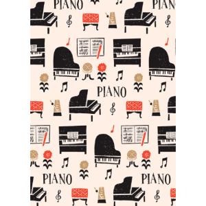 【取寄品】【取寄時、納期1週間〜10日】Ａ５罫線ノート ｌａ ｌａ ＰＩＡＮＯ