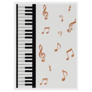【取寄時、納期1週間〜10日】0322902　　ピアノライン　Pianolineクリアファイル（マーチ）裏面クリアタイプ