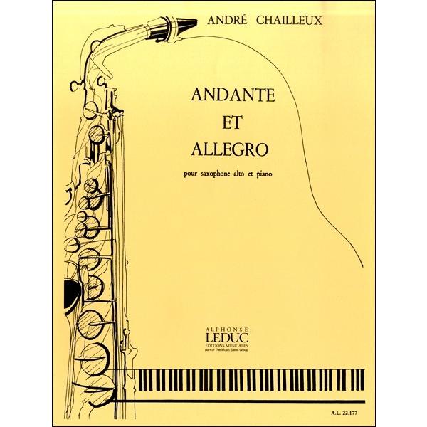 楽譜 【取寄品】輸入Andante et Allegro (pour Saxophone Alto ...