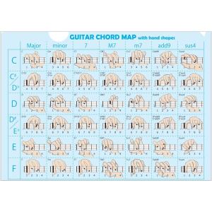 【取寄時、納期1〜2週間】イラストでわかるギターコードファイル