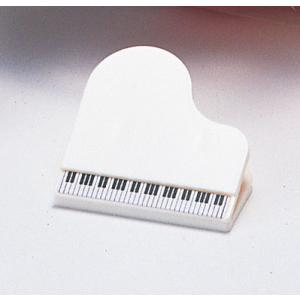 【取寄品】【取寄時、納期1週間〜10日】ＫＢ５８１０−０２　ペーパークリップ　ピアノ　白　１個【ネコポス不可・宅配便のみ可】