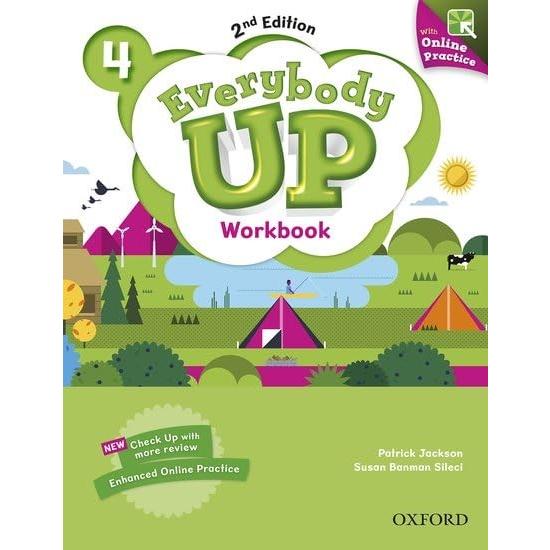 【取寄品】【取寄時、納期1〜3週間】Everybody Up 2/E: 4 Workbook Wit...