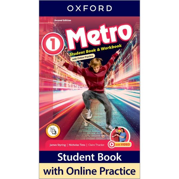 【取寄時、納期1〜3週間】Metro 2/E Level 1 Student Book and Wo...