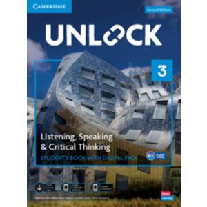 【取寄品】【取寄時、納期1〜3週間】UNLOCK 2/E LISTENING SPEAKING ＆ CRITICAL THINKING LEVEL 3【ネコポスは送料無料】