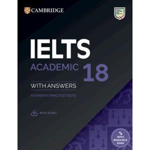 IELTS 18 ACADEMIC STUDENTS BOOK WITH ANSWERS WITH AUDIO WITHの商品画像