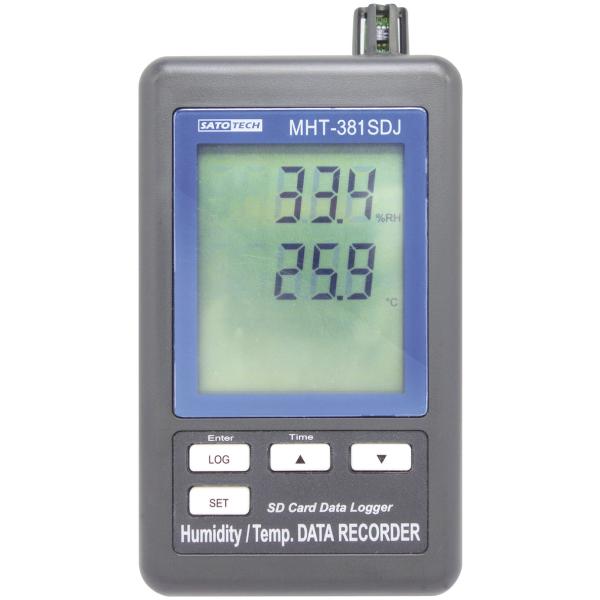 温・湿度データロガー MHT-381SDJ