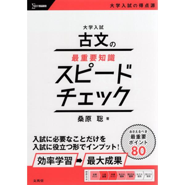 大学入試 古文の最重要知識 スピードチェック