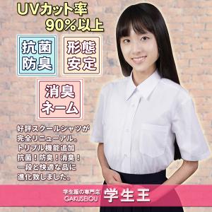 スクールシャツ 女子 半袖 2枚セット 形態安...の詳細画像1