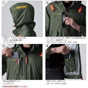 【即日発送 バートル 空調服 サイドファン 半...の詳細画像5