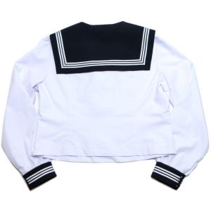 TOMBOWトンボ セーラー服 長袖 白×紺衿...の詳細画像1
