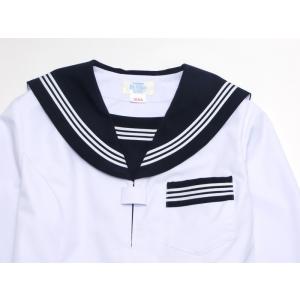 TOMBOWトンボ セーラー服 長袖 白×紺衿...の詳細画像2