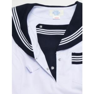 TOMBOWトンボ セーラー服 長袖 白×紺衿...の詳細画像4