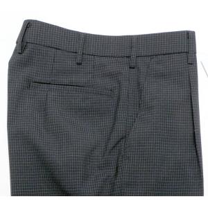 制服 スラックス 夏用 グレーミニチェック W...の詳細画像2