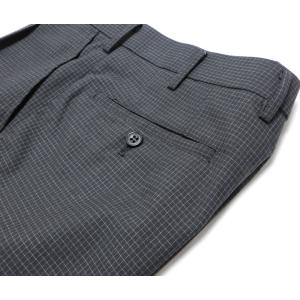 制服 スラックス 夏用 グレーミニチェック W...の詳細画像4