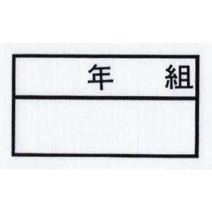 年組 ゼッケン アイロン接着 ネーム布 9×5...の詳細画像2